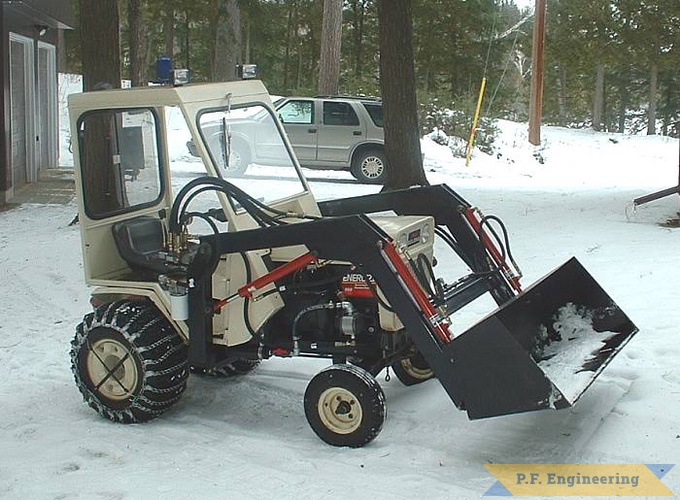 P.F. Engineering — Doityourself Plans — Gallery Image Cub Cadet 1430 loader build by Kyle H