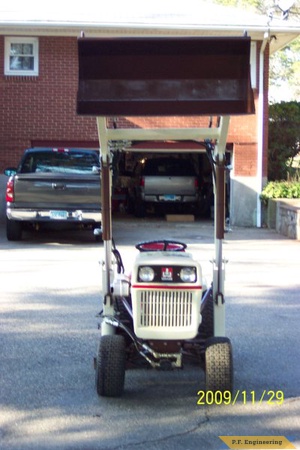 Brian's Bolens garden tractor loader project_6